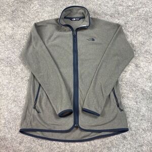 The North Face Jacket Womens Small Khumbu Grey‎ Fleece Hiking Camping Outdoors